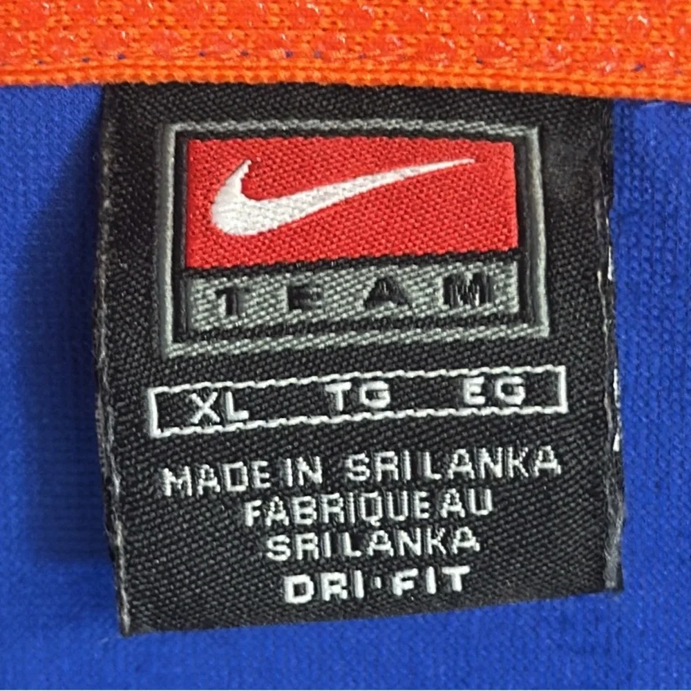 Nike Authentic Team Dri-Fit Florida Gators Blue Embroidered Button Up Shirt XL